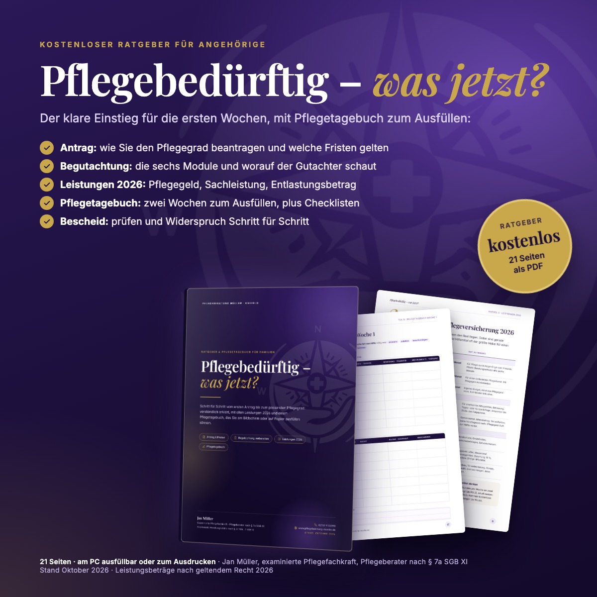 Pflegebedürftig – was jetzt?